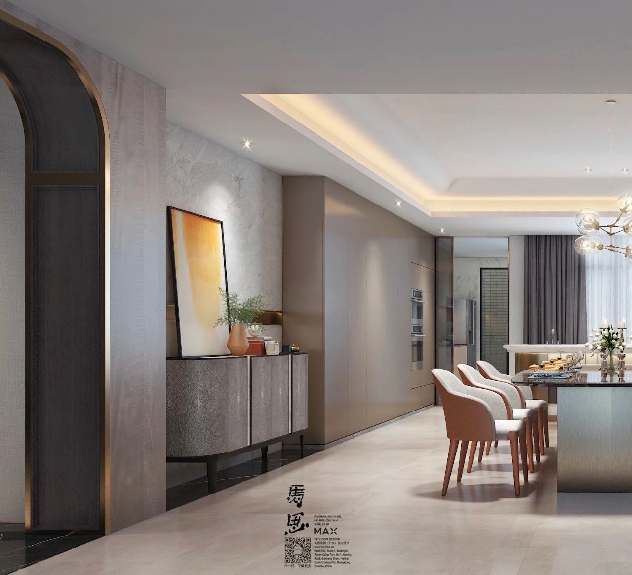 廣州裝修設(shè)計(jì)馬思 | 一樣的輕奢，不一樣的空間腔調(diào)
